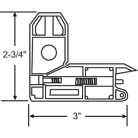 Strybuc Screen Corner Bracket Assembly 16-116-2